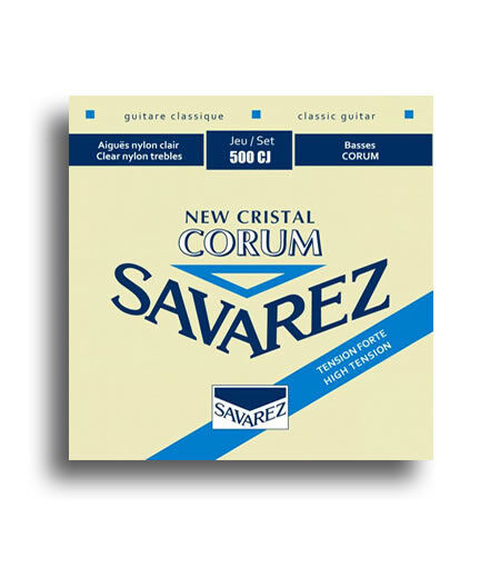 Savarez 500CJ New Cristal Corum High Tension Classical Guitar Strings Set
