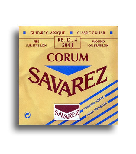 Savarez 504J Corum High Tension D-4th Single Classical Guitar String .0299 Gauge