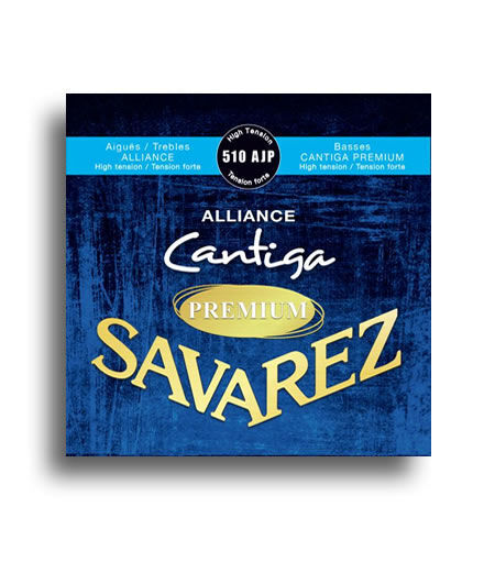 Savarez 510AJP Alliance Cantiga Premium High Tension Classical Guitar Strings Set