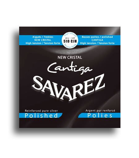 Savarez 510CJH Cristal Cantiga Polished High Tension Classical Guitar String Set