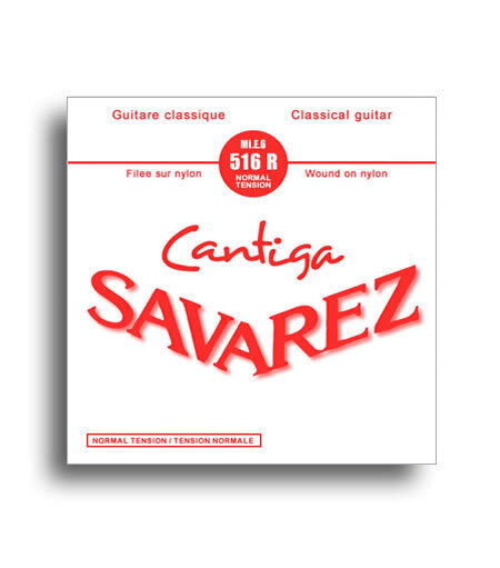 Savarez 516R Cantiga Normal Tension (E-6th) Single Classical Guitar String