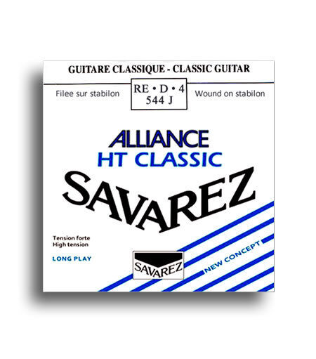 Savarez 544J Alliance HT Classic High Tension D-4th Single Classical Guitar String