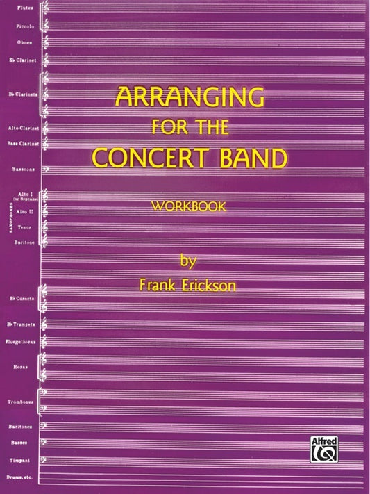 Arranging for Concert Band Workbook