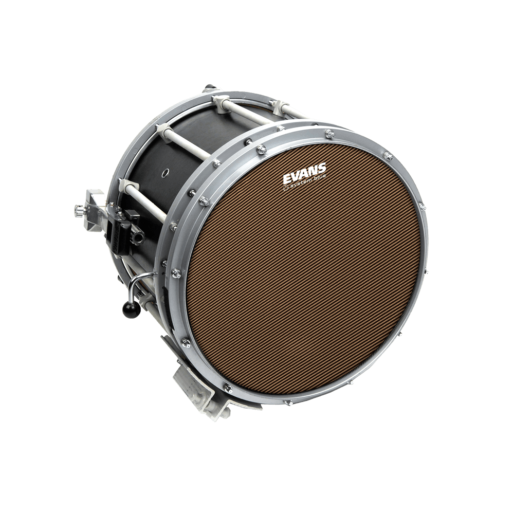 Evans 13 Inch System Blue Marching Snare Drumhead — view 2