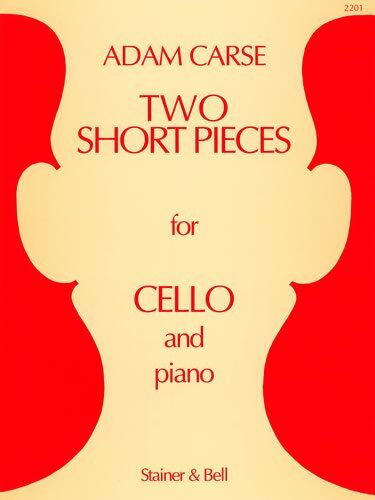 Carse - Two Short Pieces for Cello and Piano by Stainer & Bell, 1 Page