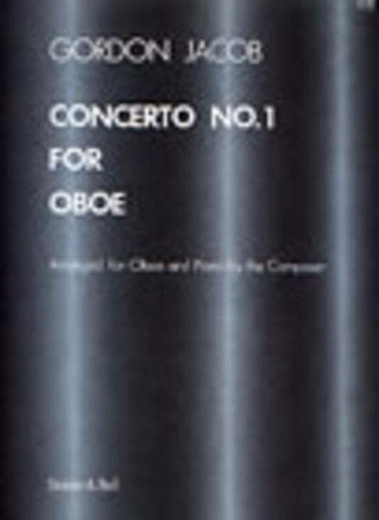 Jacob - Concerto No 1 Oboe/Piano (Softcover Book)