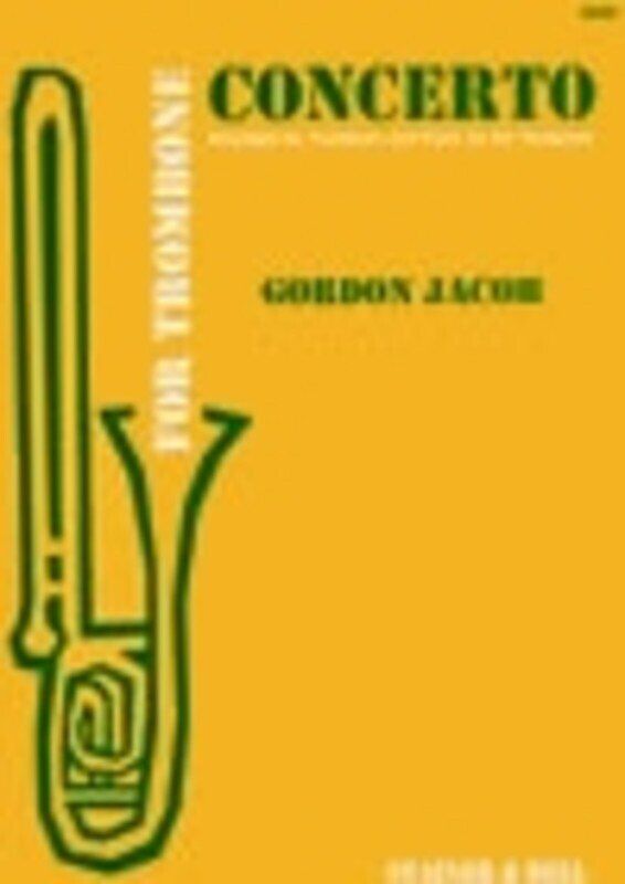 Jacob Concerto for Trombone and Piano by Gordon Jacob, Stainer & Bell