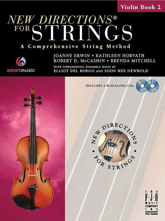 New Directions for Strings Violin Book 2 with CD