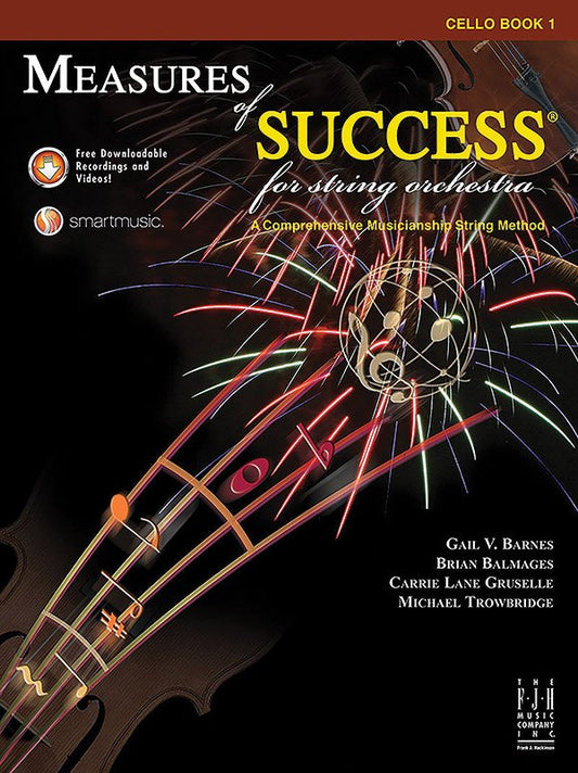 Measures of Success — Cello Book 1, Book/Online Media (FJH Music Company)