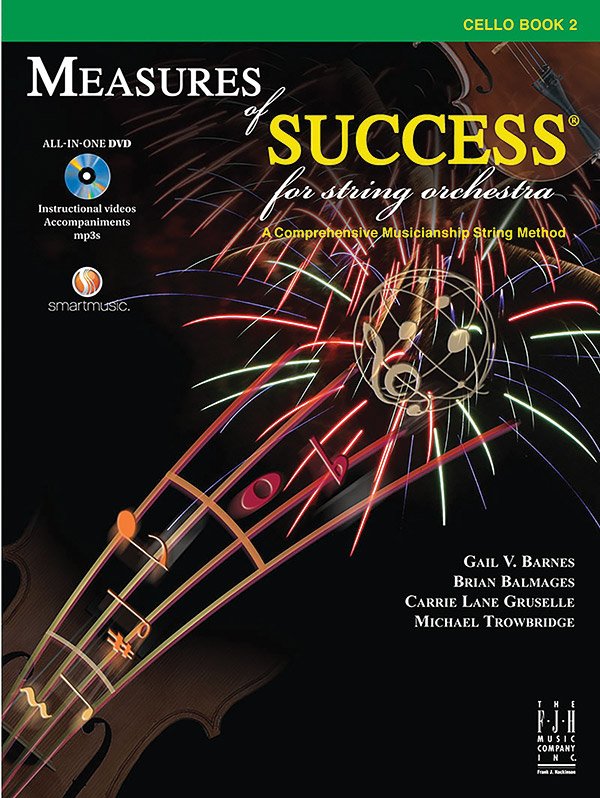 Measures of Success — Cello Book 2, Book/DVD (FJH Music Company)