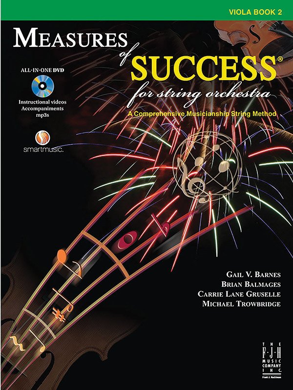 Measures of Success — Viola Book 2, Book/DVD (FJH Music Company)