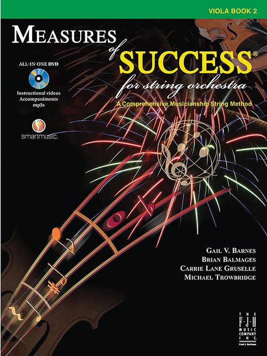 Measures of Success — Viola Book 2, Book/DVD (FJH Music Company)