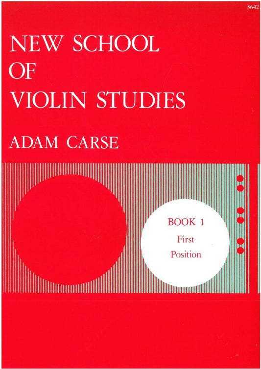 New School of Violin Studies Book 1 by Adam Carse