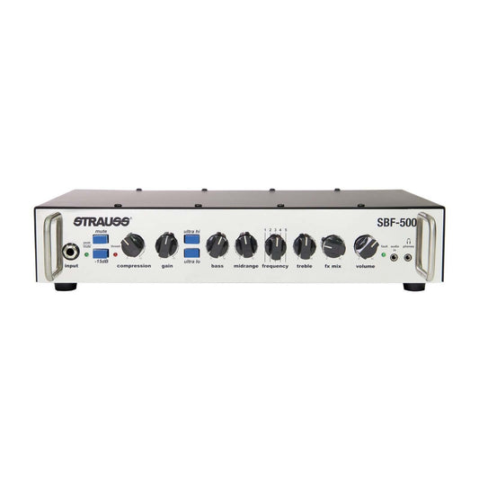Strauss 500 Watt Bass Amplifier Head (Black)