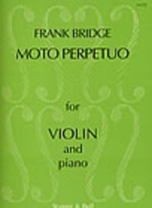Moto Perpetuo for Violin by Frank Bridge, Published by Stainer & Bell