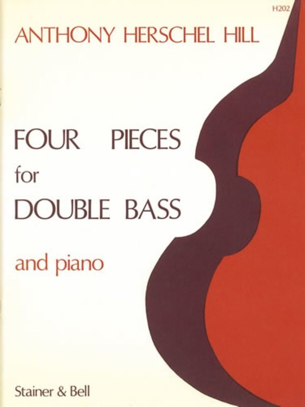 Hill - 4 Pieces For Double Bass/Piano (Softcover Book)