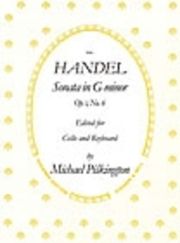 Sonata G Min Op 1 No 6 Vc Piano (Softcover Book)