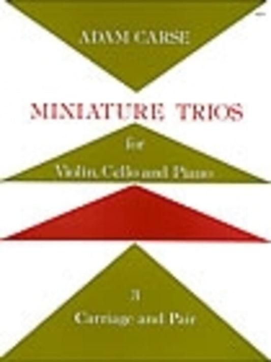 Carriage And Pair Violin Vc Piano (Softcover Book)