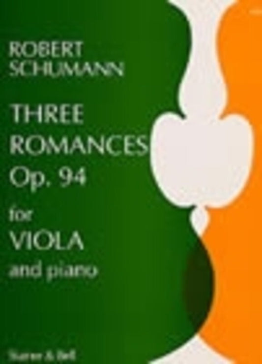 Romances 3 Op 94 Viola Piano (Softcover Book)