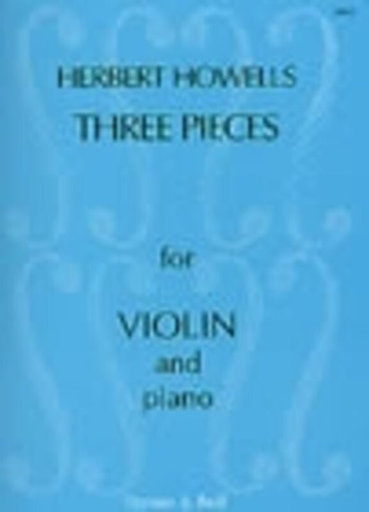 Howells - 3 Pieces For Violin and Piano (Softcover Book)