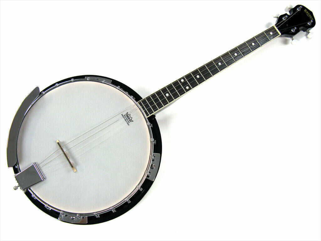 Bryden 4 String Tenor Banjo Striped Mahogany Resonator Mahogany Neck