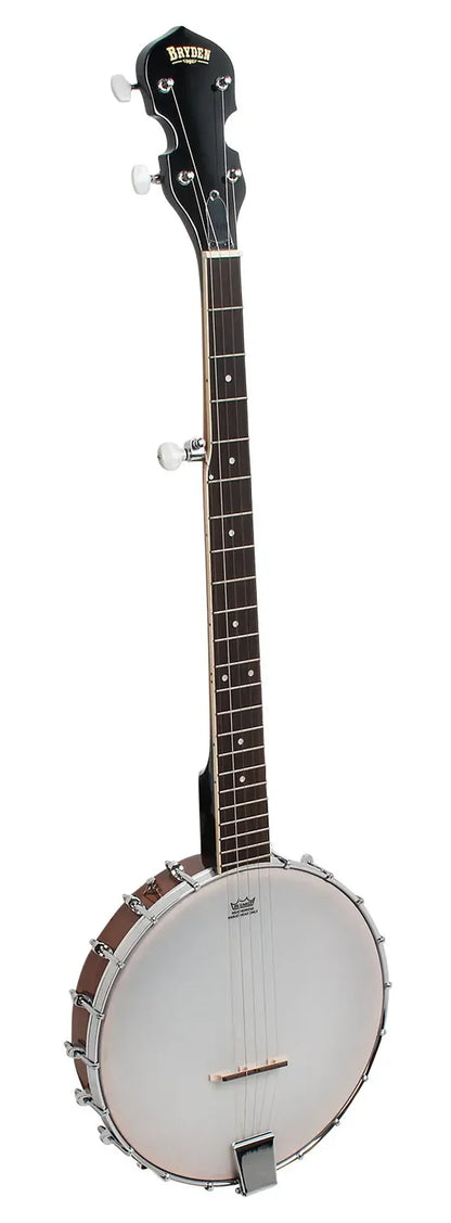 Bryden 5-String Open Back Banjo with Mahogany Rim and Pearl Inlays — view 2