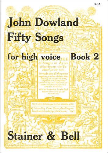 Fifty Songs for High Voice Book 2 by John Dowland