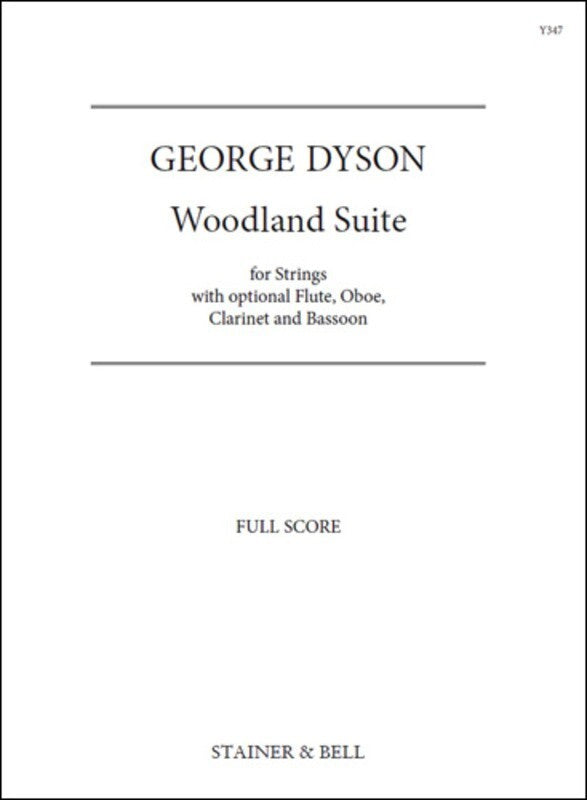 Dyson - Woodland Suite For Strings Full Score (Softcover Book)