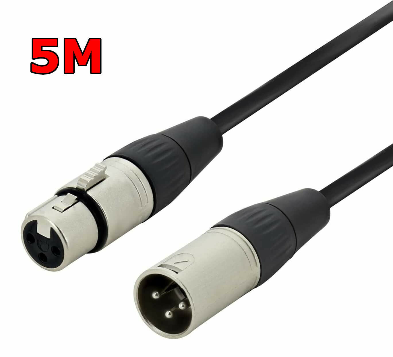 5m XLR Microphone Mic Cable Balanced XLR Lead