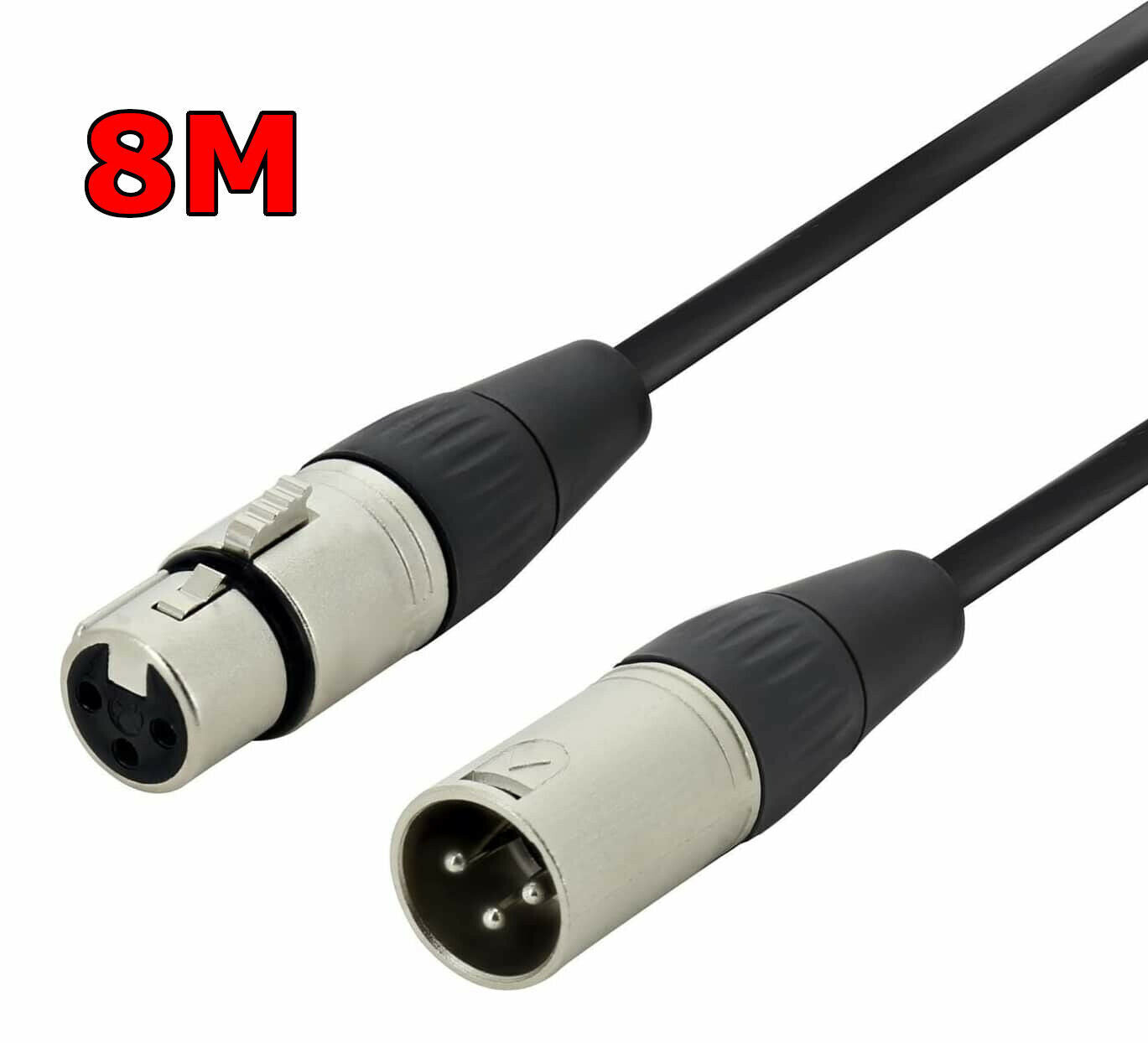 10m XLR Microphone Mic Cable Balanced XLR Lead — view 2