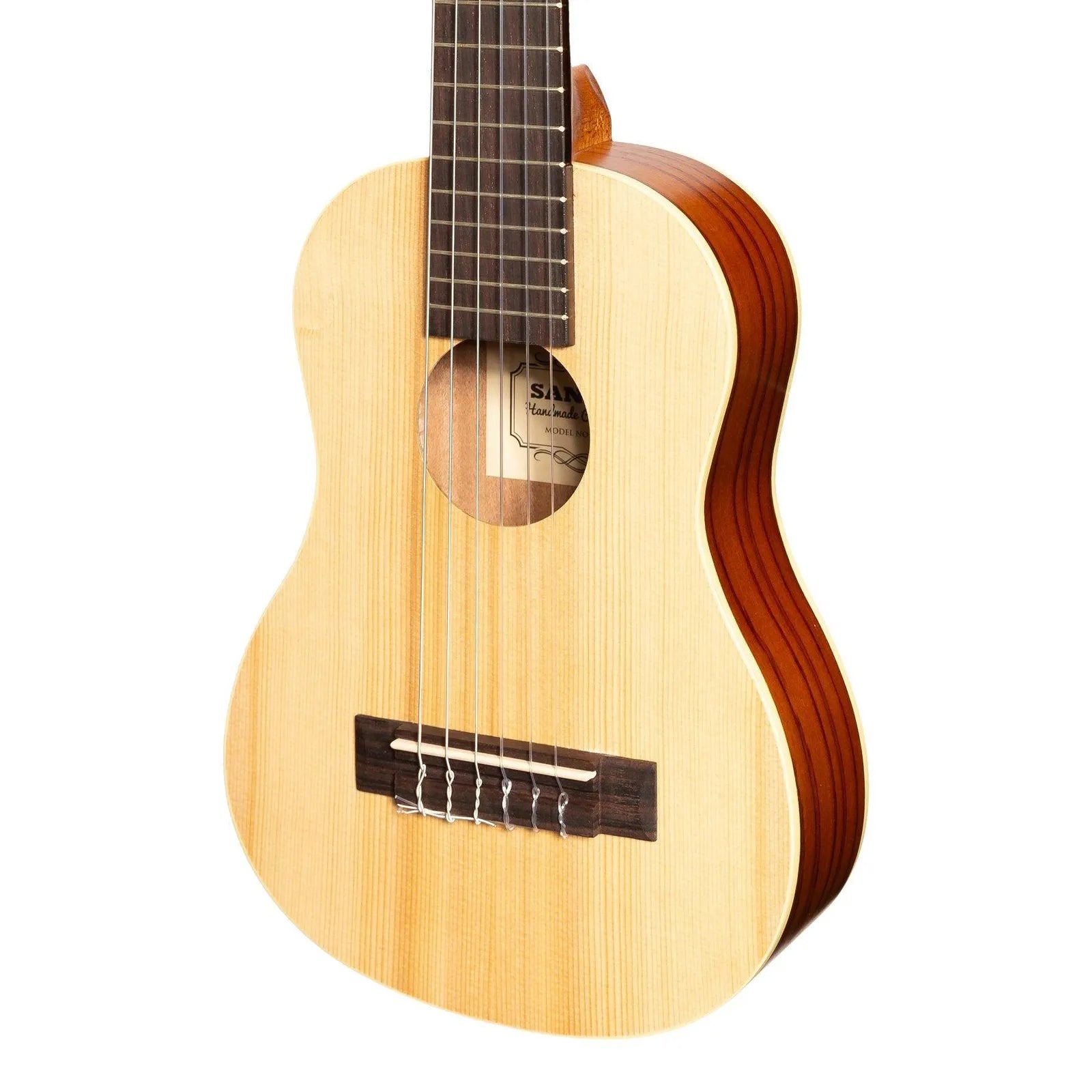 Sanchez SC-30-SR 1/4 Size Student Classical Guitar Natural Spruce/Rosewood 6 Nylon Strings — view 4
