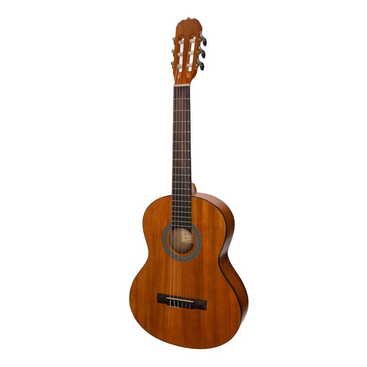 Sanchez SC-36-KOA 3/4 Size Student Classical Guitar - Natural Koa, Nylon Strings, Right Handed, 18 Frets, Adjustable Truss Rod