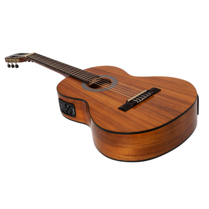 Sanchez SC-36ETG-KOA 3/4 Student Acoustic-Electric Classical Guitar Koa Natural Finish — view 3