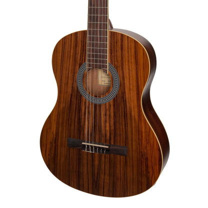 Sanchez SC-39ET-RWD Full Size Student Acoustic-Electric Classical Guitar with Pickup, Natural Rosewood — view 4