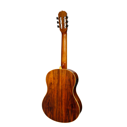 Sanchez SC-39ETG-RWD Full Size Student Classical Acoustic Electric Guitar Rosewood Natural Finish — view 2