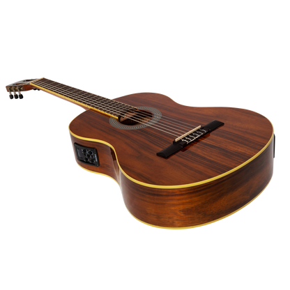Sanchez SC-39ETG-RWD Full Size Student Classical Acoustic Electric Guitar Rosewood Natural Finish — view 3