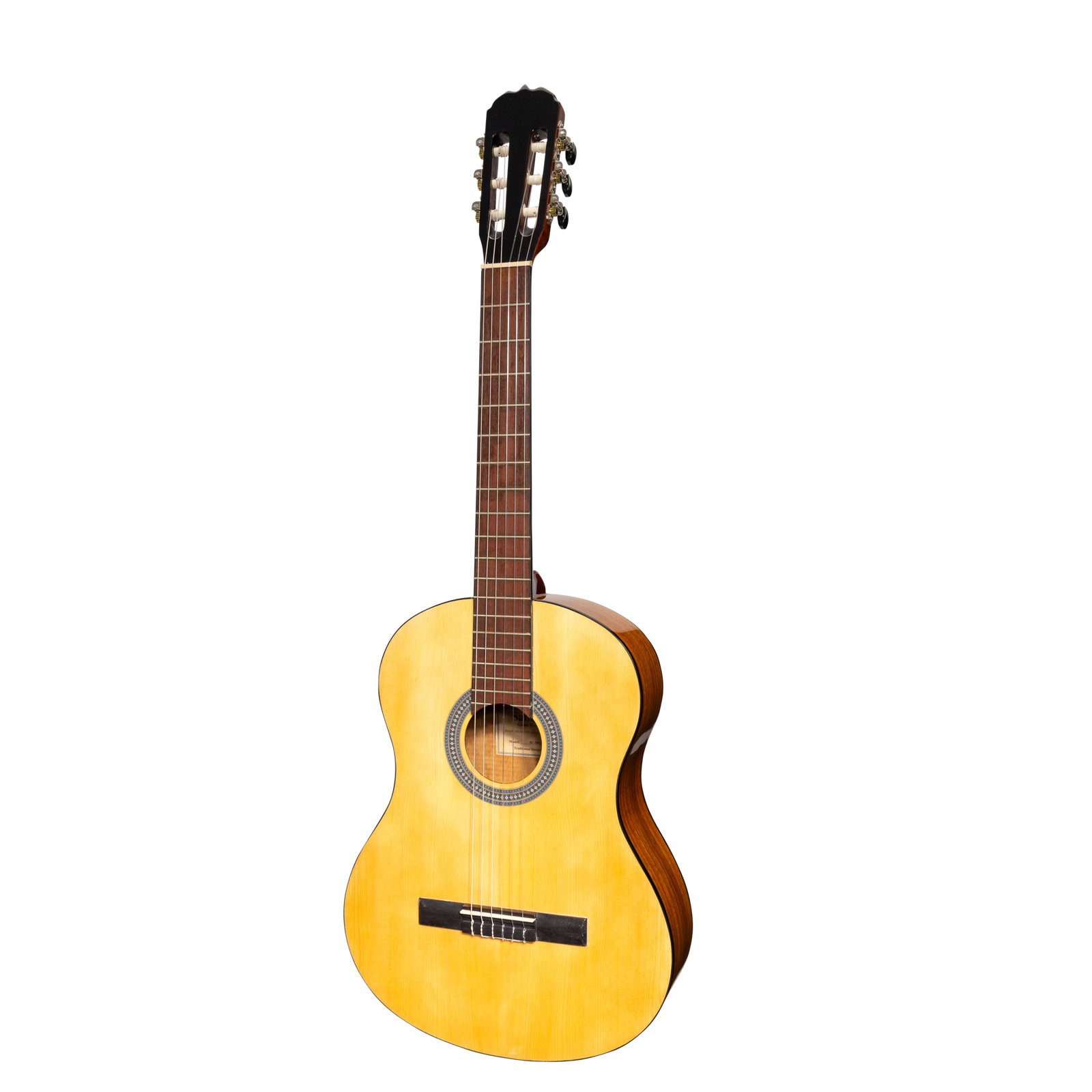 Sanchez SC-39G-SK Full Size Student Classical Acoustic Guitar Spruce Koa Natural