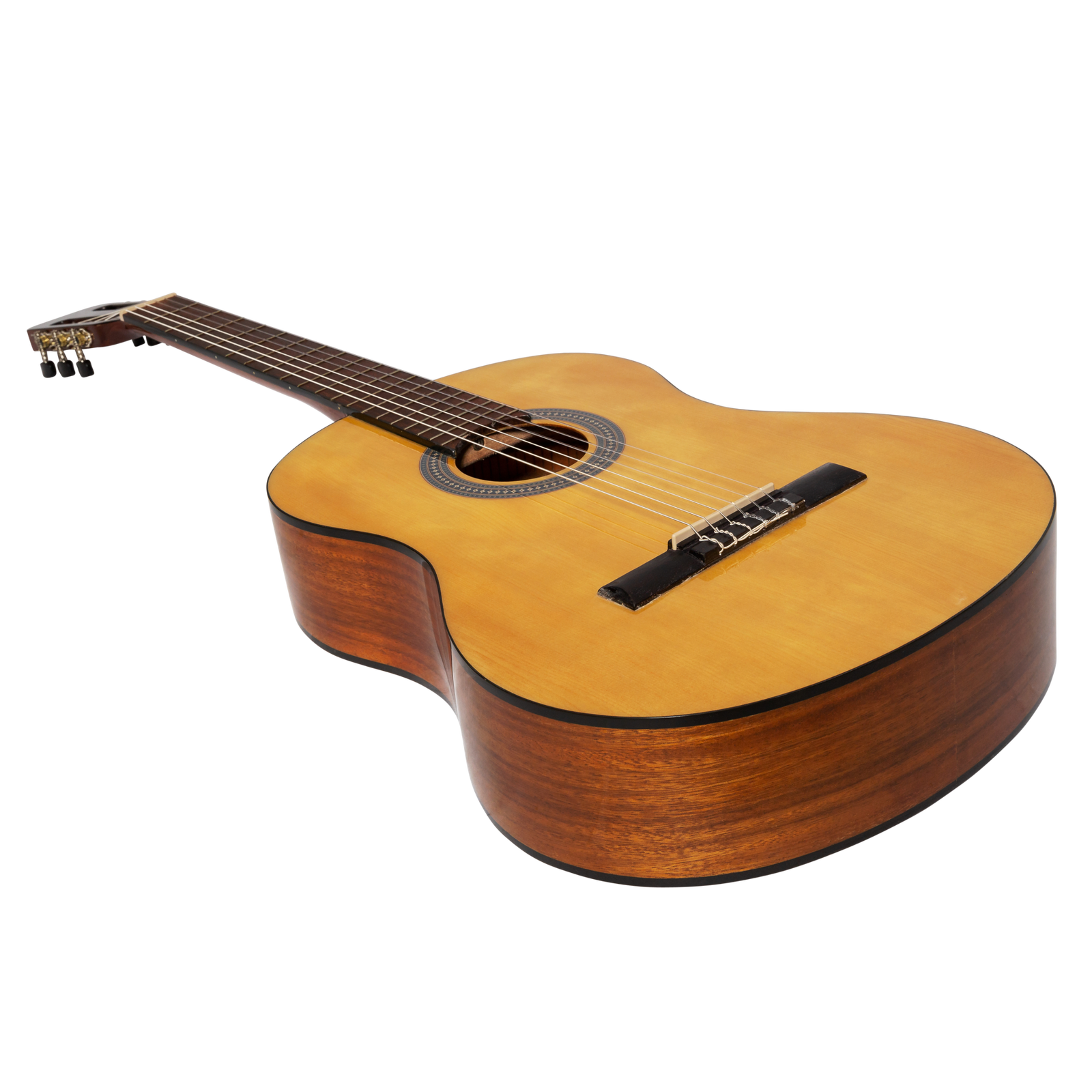 Sanchez SC-39G-SK Full Size Student Classical Acoustic Guitar Spruce Koa Natural — view 3