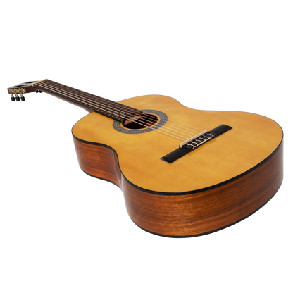 Sanchez SC-39G-SK Full Size Student Classical Acoustic Guitar Spruce Koa Natural — view 3