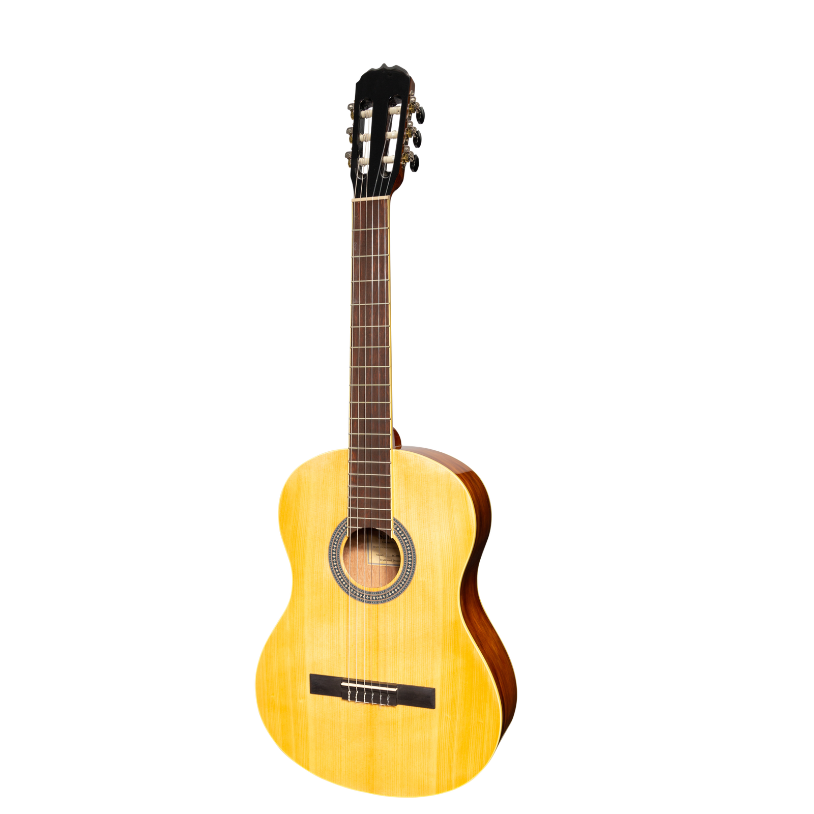 Sanchez SC-39G-SR Full Size Student Classical Acoustic Guitar Spruce Rosewood Natural Finish