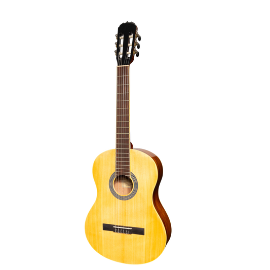Sanchez SC-39G-SR Full Size Student Classical Acoustic Guitar Spruce Rosewood Natural Finish