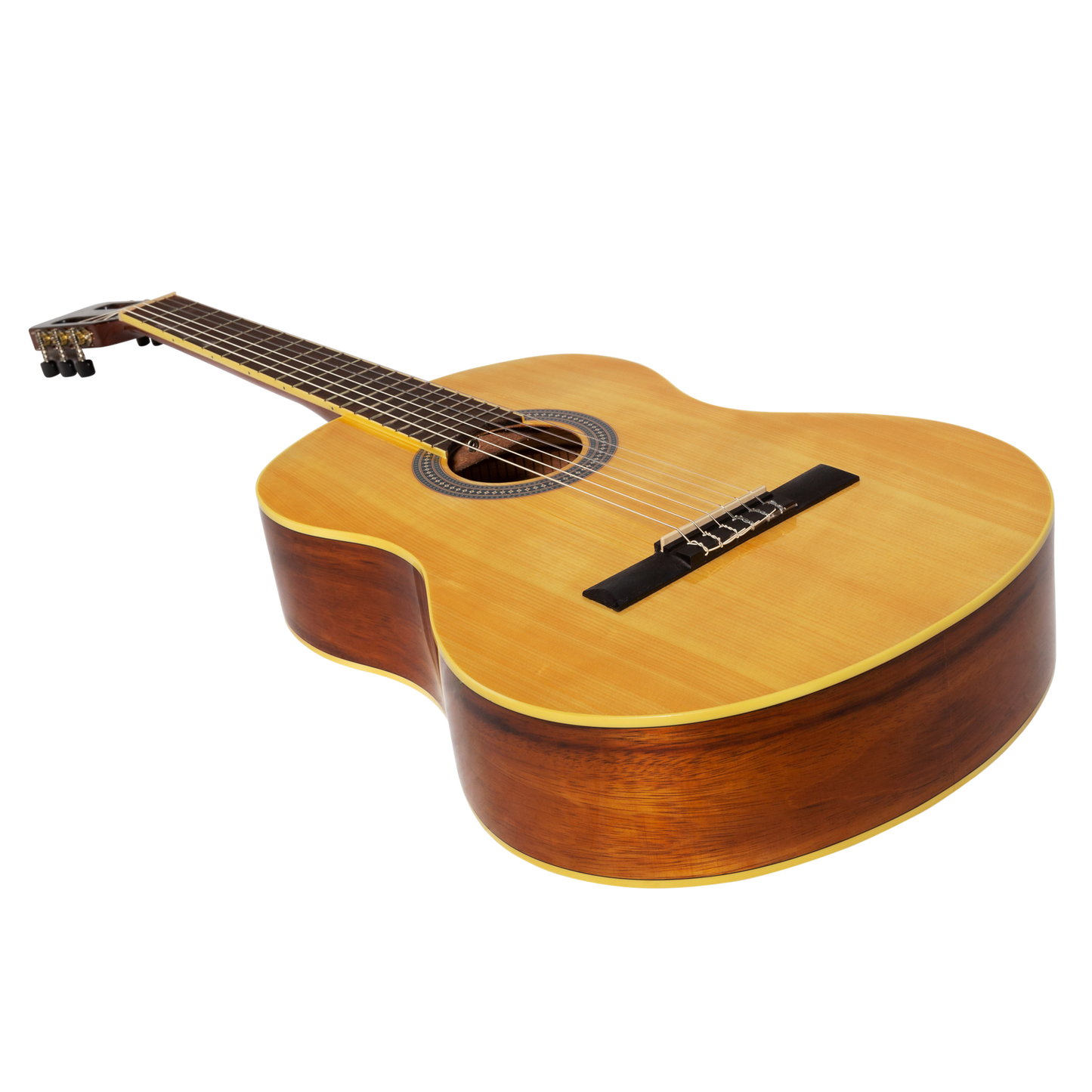 Sanchez SC-39G-SR Full Size Student Classical Acoustic Guitar Spruce Rosewood Natural Finish — view 3