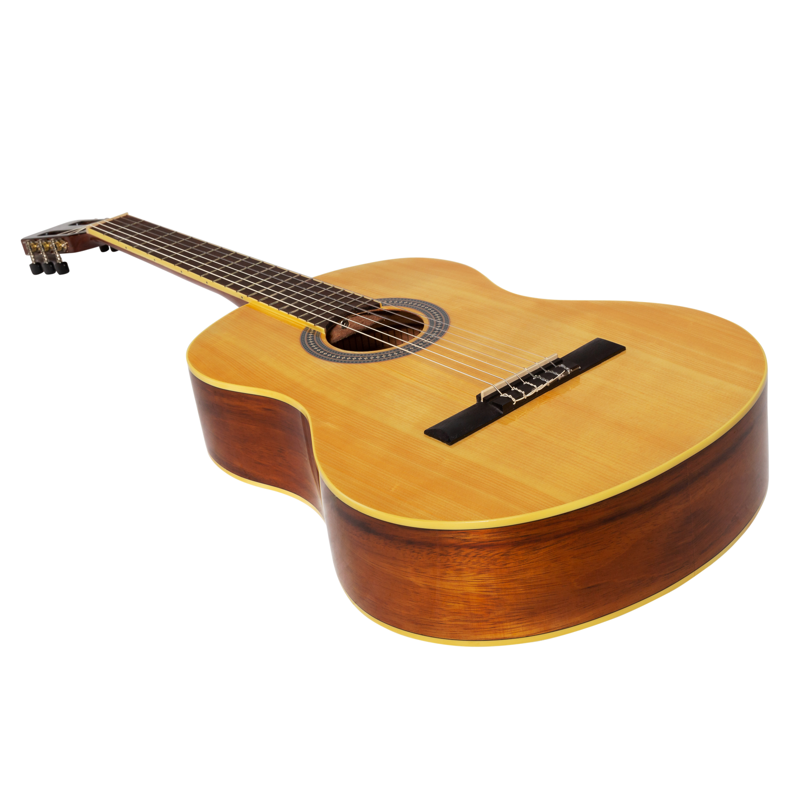 Sanchez SC-39G-SR Full Size Student Classical Acoustic Guitar Spruce Rosewood Natural Finish — view 3
