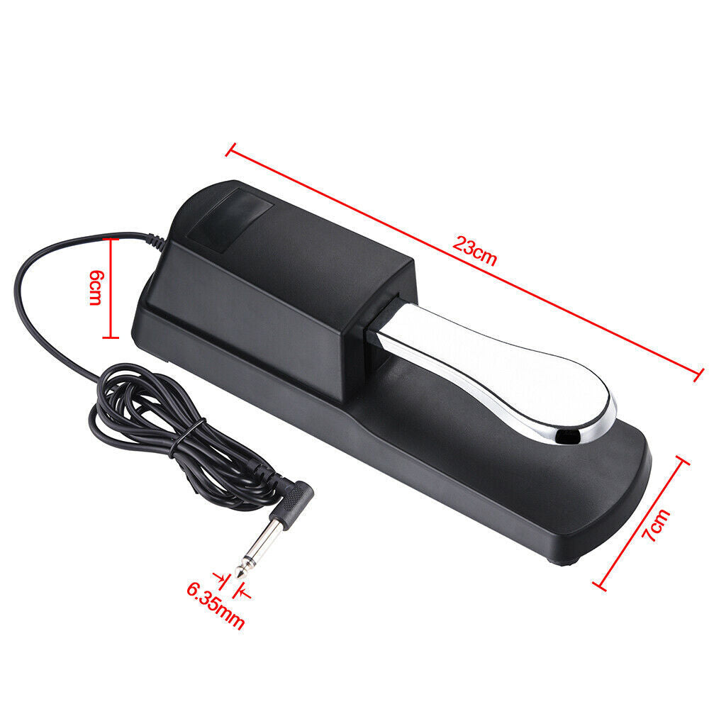 Universal Sustain Foot Pedal Damper Polarity Switch fit Electric Piano Keyboard — view 3