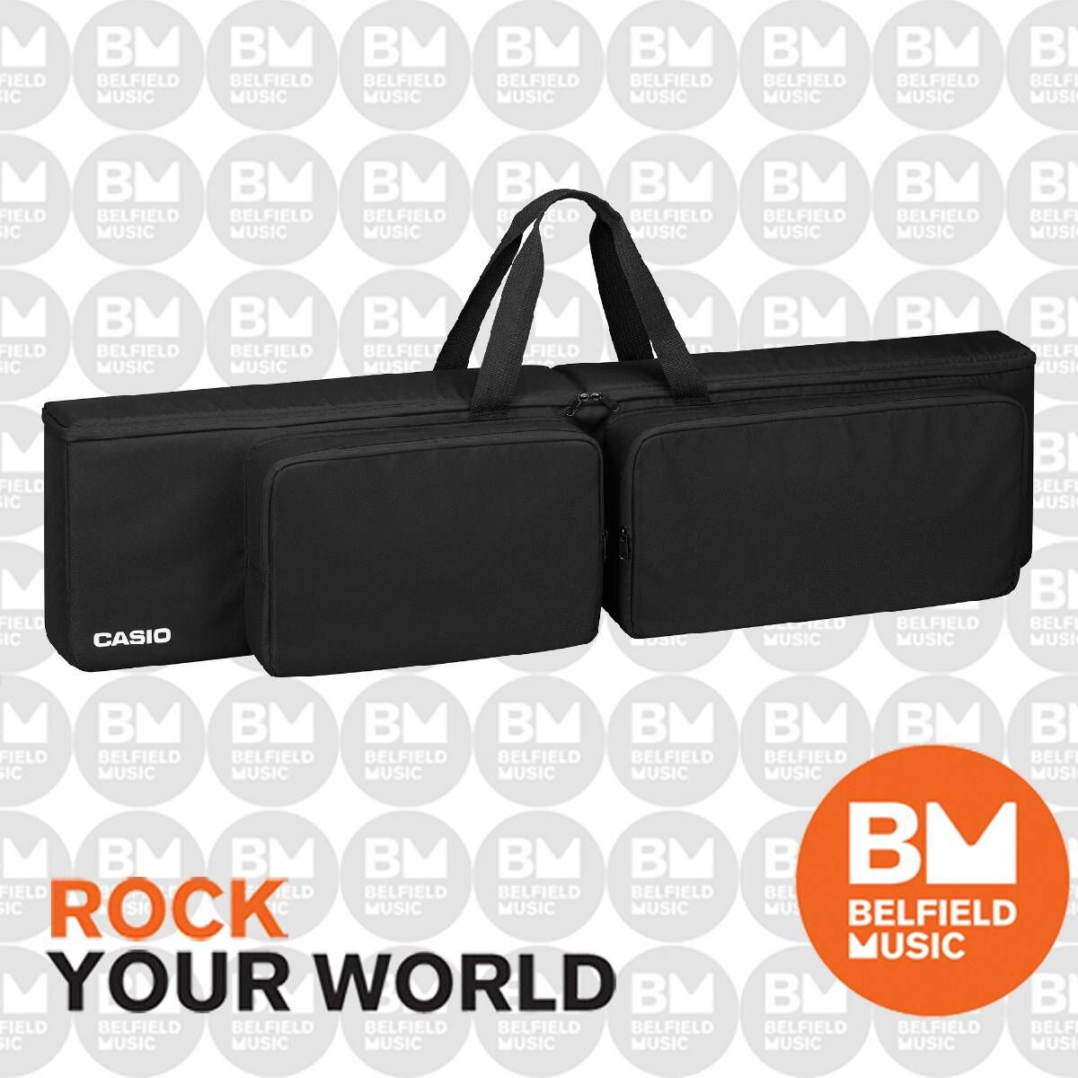 Casio Privia PX-S Carry Bag - Black for Digital Piano with Room for Accessories — view 2