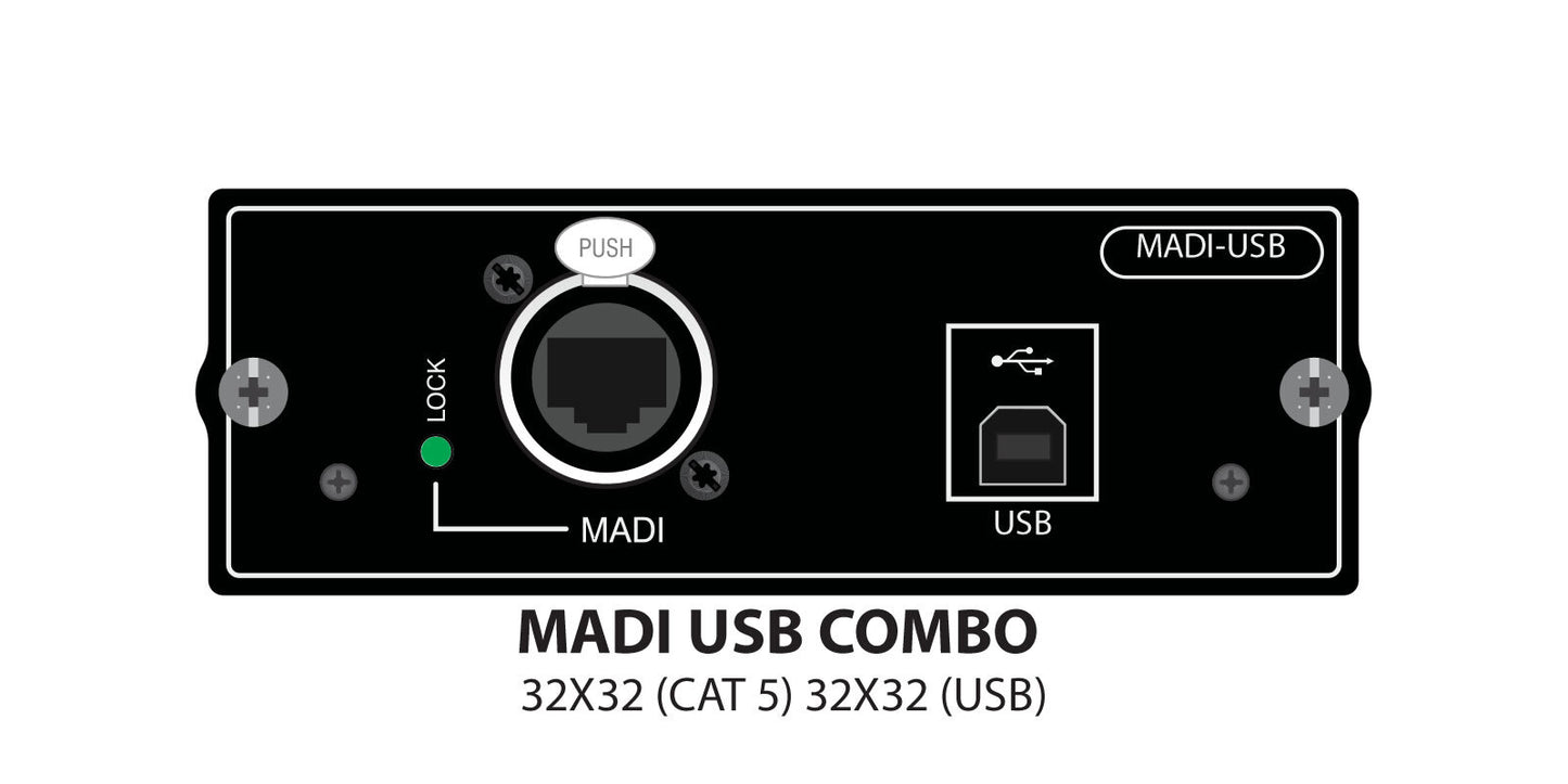 SOUNDCRAFT 32CH Madi + 32ch USB Si Option Card