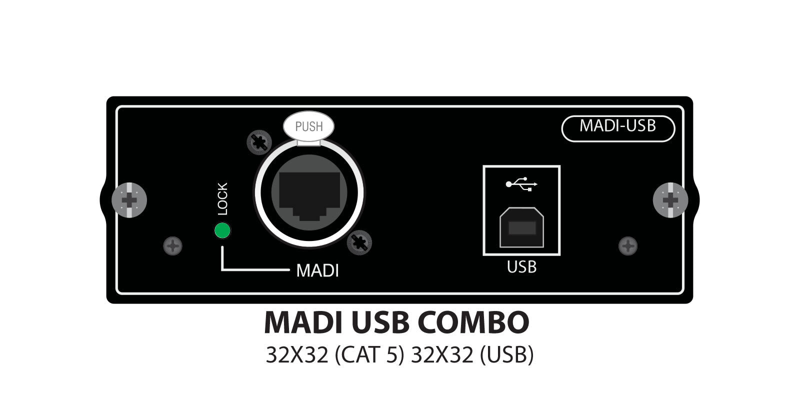 SOUNDCRAFT 32CH Madi + 32ch USB Si Option Card