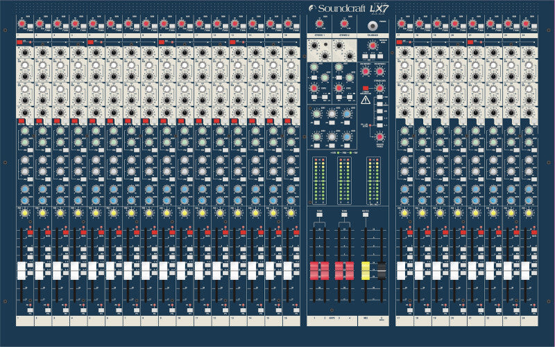 SOUNDCRAFT LX7II 24ch  24+4/4/3 Mixer