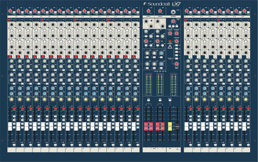 SOUNDCRAFT LX7II 24ch  24+4/4/3 Mixer