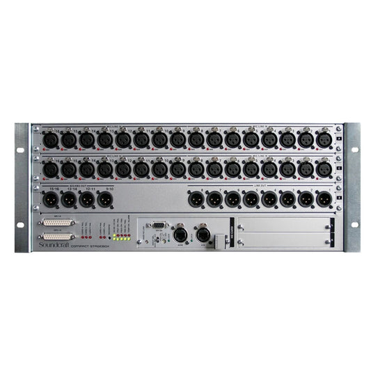 Soundcraft Compact Stagebox 32 IN 16 OUT CAT5 - Digital Live Sound Console Expansion Unit, 4U Rack Space, High-Density I/O Connections